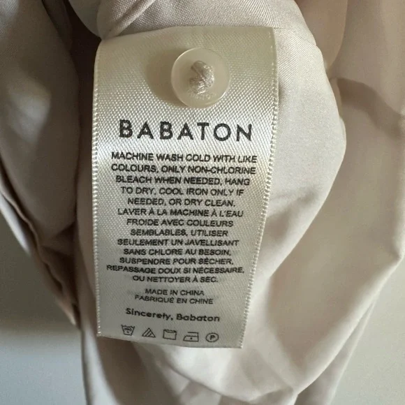 NWOT Aritzia Babaton Off White Ivory Spectre Dress size 6 - Picture 12 of 13